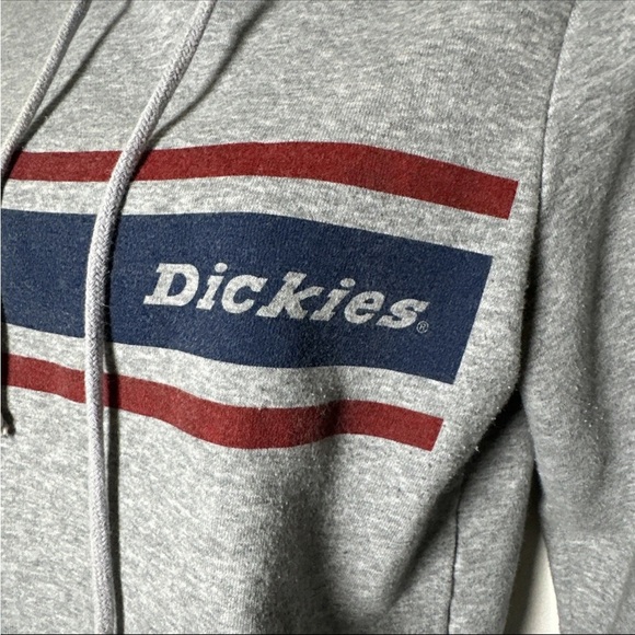 Dickies Girl Hoodie Sweatshirt Sweater Size XSmall Western Cropped Y2K Cotton - Picture 5 of 13